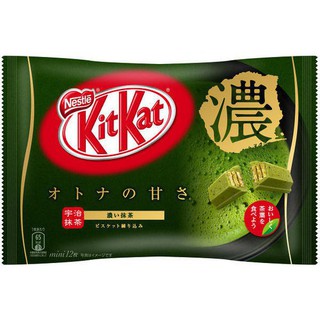 [Nội địa Nhật Bản] Bánh Nestle KitKat Trà xanh Nhật Bản 12 cái - 4902201172998 Date 2021- Chuyên sỉ