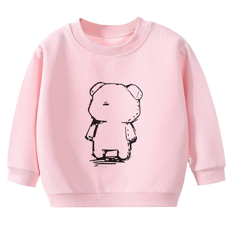 Áo sweater IQ ANGEL họa tiết hoạt hình dễ thương phong cách Hàn Quốc thời trang cho bé gái