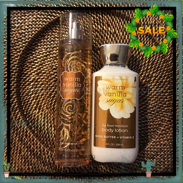 Xịt toàn thân Body Mist Bath & Body Works - Warm Vanilla Sugar 30ml/50ml/100ml -ᴍɪɴᴍɪɴsʜᴏᴘ1990-