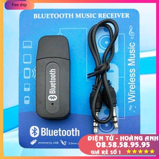 USB bluetooth BT-163 và HJX-001 - Bluetooth 5.0 Biến Loa Thường Thành Loa Bluetooth [LoanNguyenBoutique]