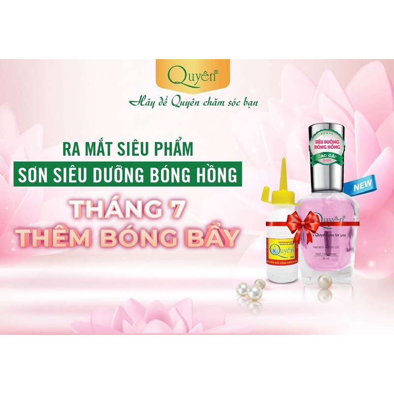 SƠN SIÊU DƯỠNG BÓNG HỒNG- BÓNG TRẮNG QUYÊN