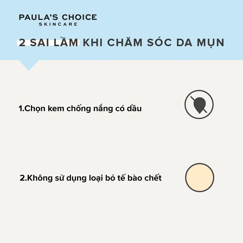 [PAULA'S CHOICE] Kem Chống Nắng Cho Da Mụn Clear Ultra-Light Daily Hydrating Fluid Broad Spectrum SPF 30+ 60ml (Mã 6130)