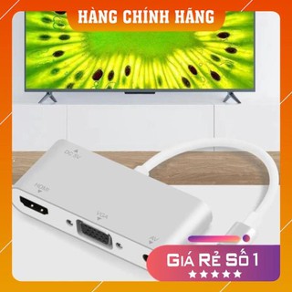 Dây cáp chuyển đổi từ cổng lightning sang HDMI VGA 3.5mm