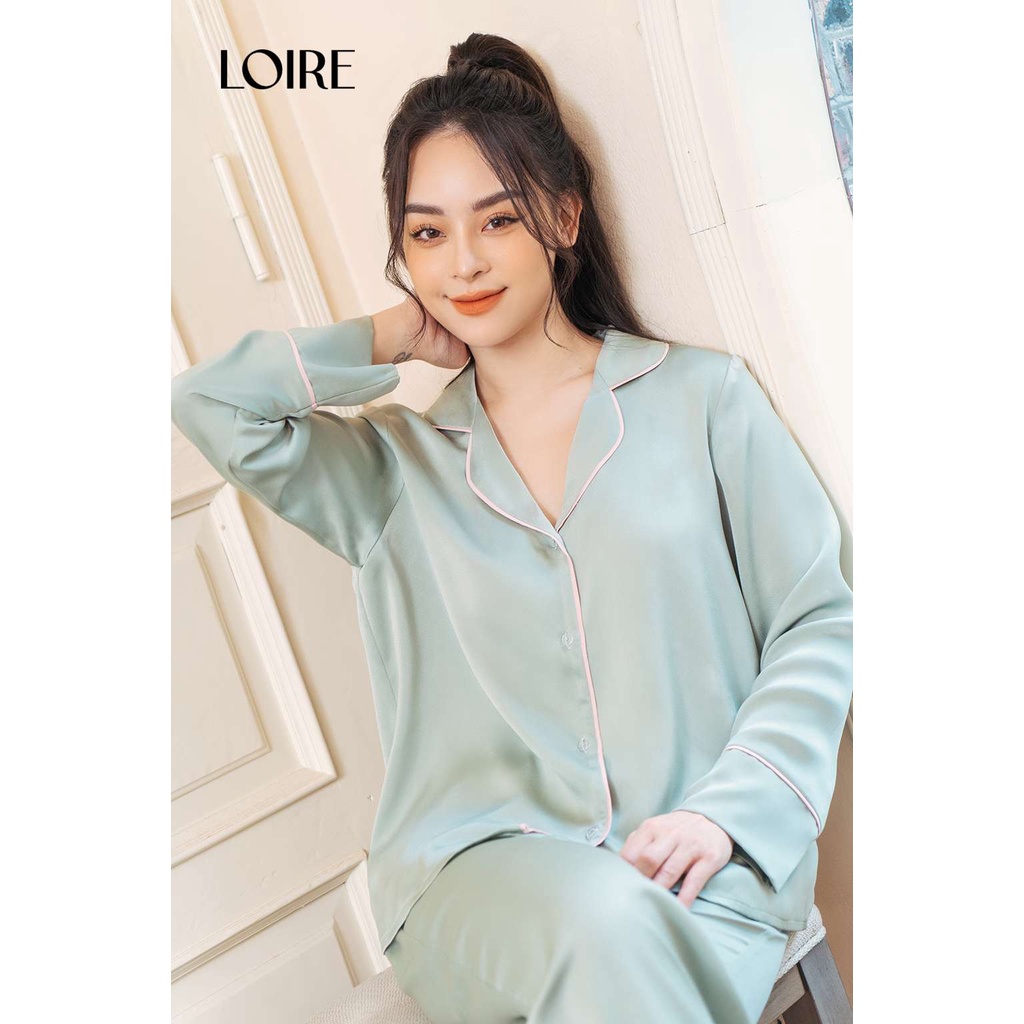 Bộ Đồ Ngủ Lụa Basic Dáng Dài Thoải Mái Loirechic LPD06