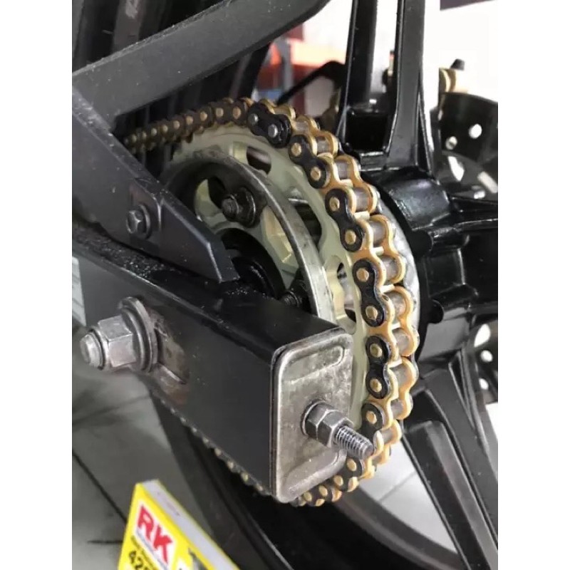 Sên RK Takasago Nhật bản vàng/đen  428HSB - sên Exciter / Winner / Winner X / Raider / Satria