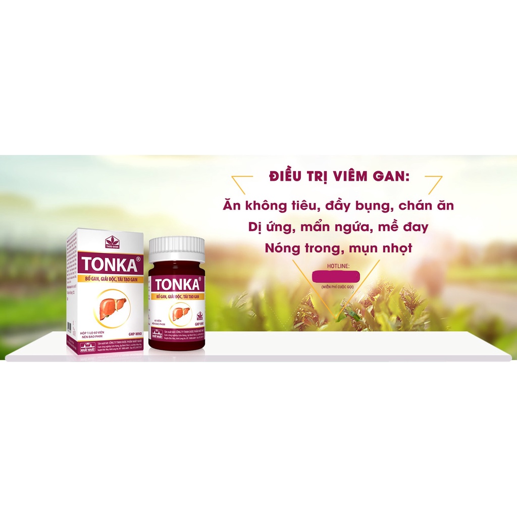 TONKA - Giải độc, mát gan