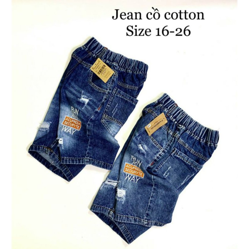 BCQ1(30KG-55kg) quần jean bé trai size đại cồ.