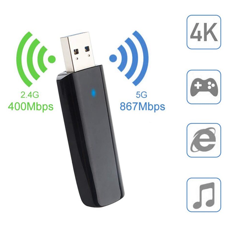 Usb Wifi Dongle Mini 1300m 802.11ac 2.4 / 5ghz Ac1300 | WebRaoVat - webraovat.net.vn