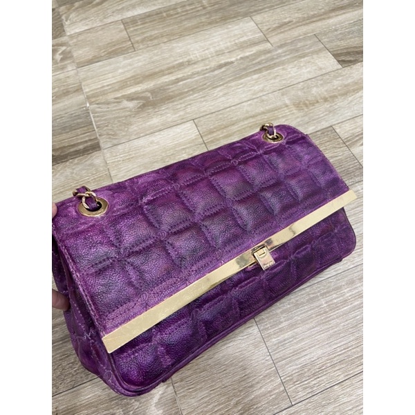 Túi si da thật Double M