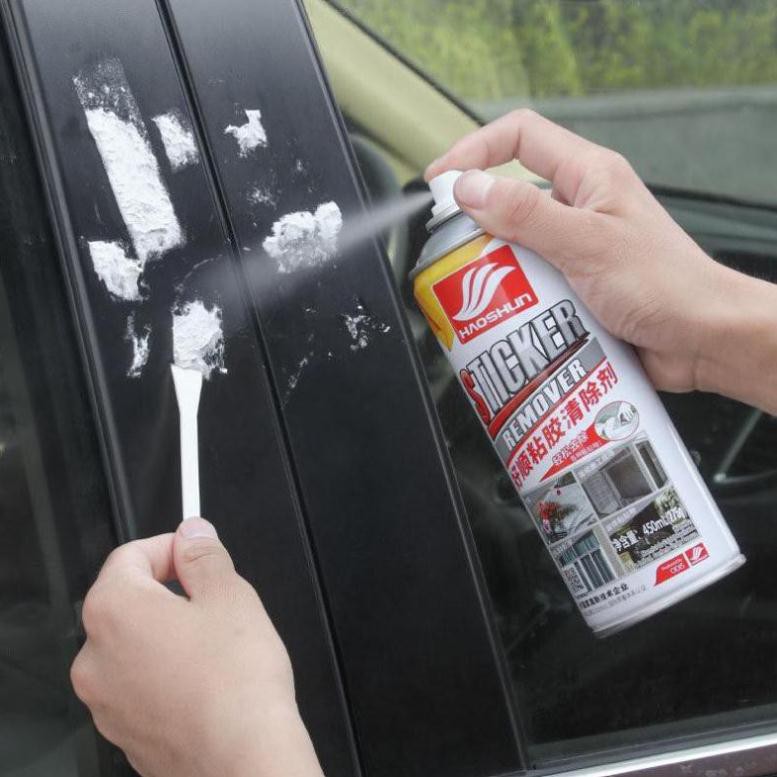 Chai Xịt Tẩy Keo, Kẹo Cao Su, Sơn - Tẩy Nhựa Đường, Băng Dính HAOSHUN STICKER REMOVER - MILOZA.