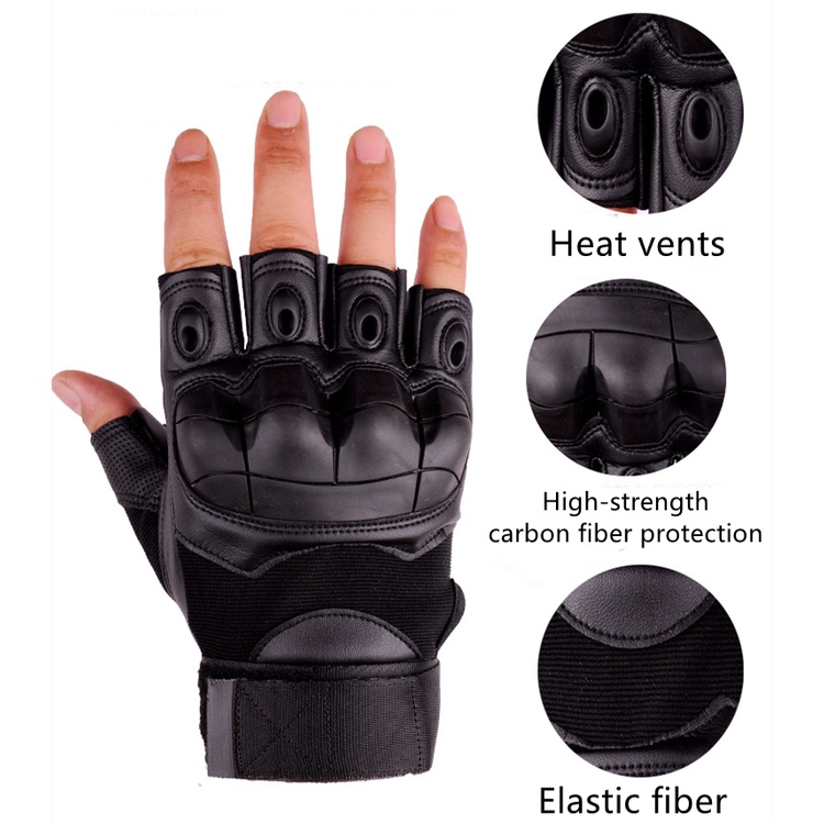 J.o.y Găng Tay Thể Thao Hở Ngón Chất Lượng Cao Cho Nam #058