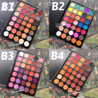 Bảng phấn màu mắt nhũ lì kim tuyến 35 ô beauticiti