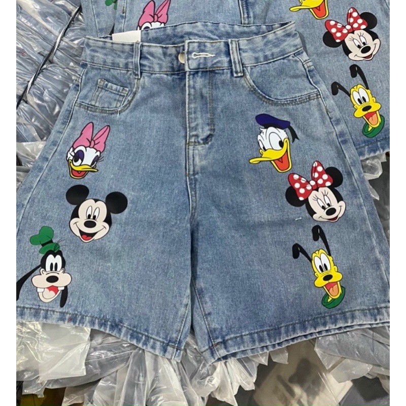 [Mã WASTCOOL giảm 15% tối đa 50K đơn 99K] Set áo kèm quần bò dành cho nữ | BigBuy360 - bigbuy360.vn