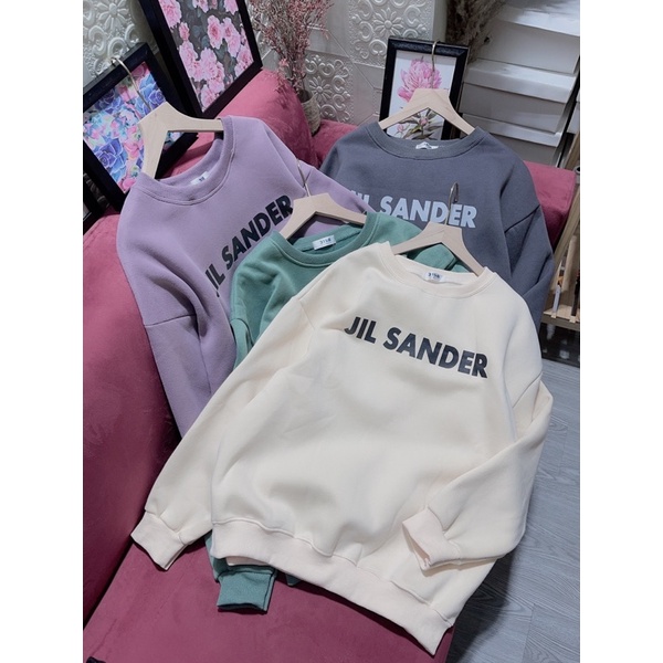 Áo nỉ hoodies cổ tròn in chữ basic form thụng | BigBuy360 - bigbuy360.vn