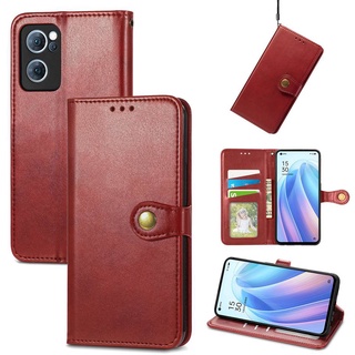 Ốp lưng Dạng Ví Da Lật Dành Cho Oppo Reno7Pro Reno 7 SE 7Z Reno7 Pro Reno7 5G A16S A54S A15 A16K A56