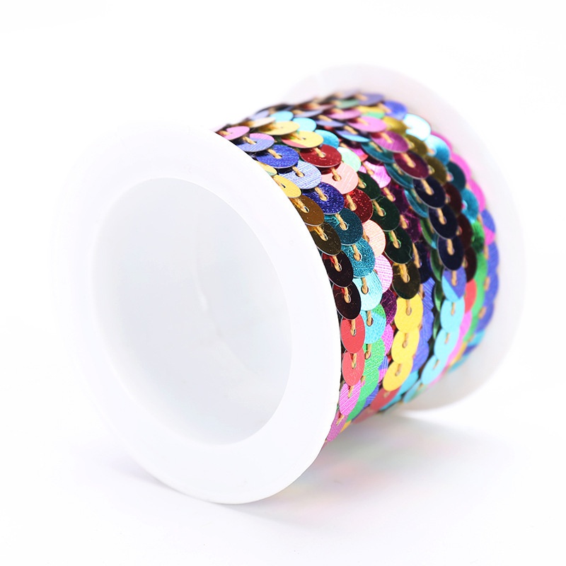 Cuộn dây kim tuyến 5m nhiều màu sắc dùng trang trí mũ giày