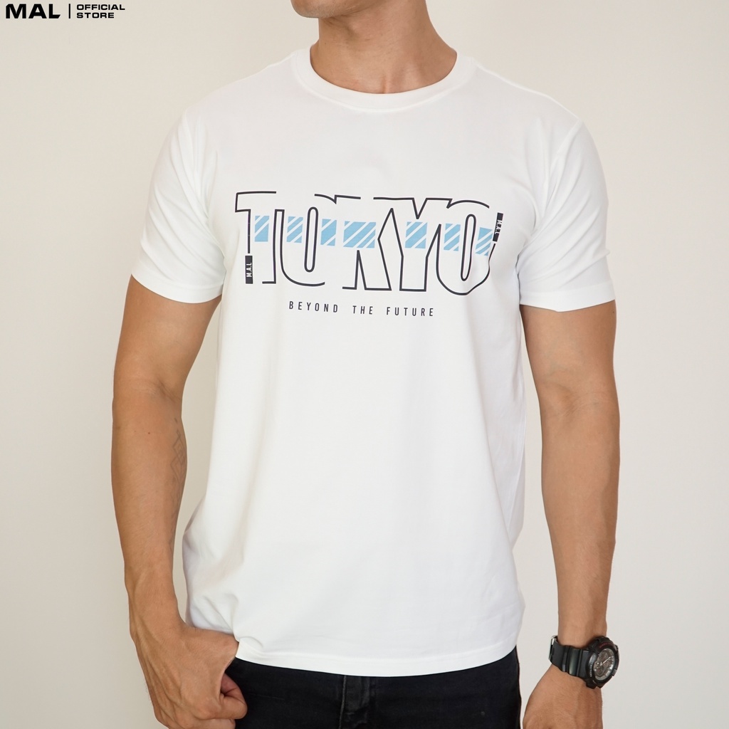 Áo Thun Nam Thời Trang Tay Ngắn Cổ Tròn Thun Lạnh Cao Cấp - In Hình TOKYO -MALBA004- MAL STORE