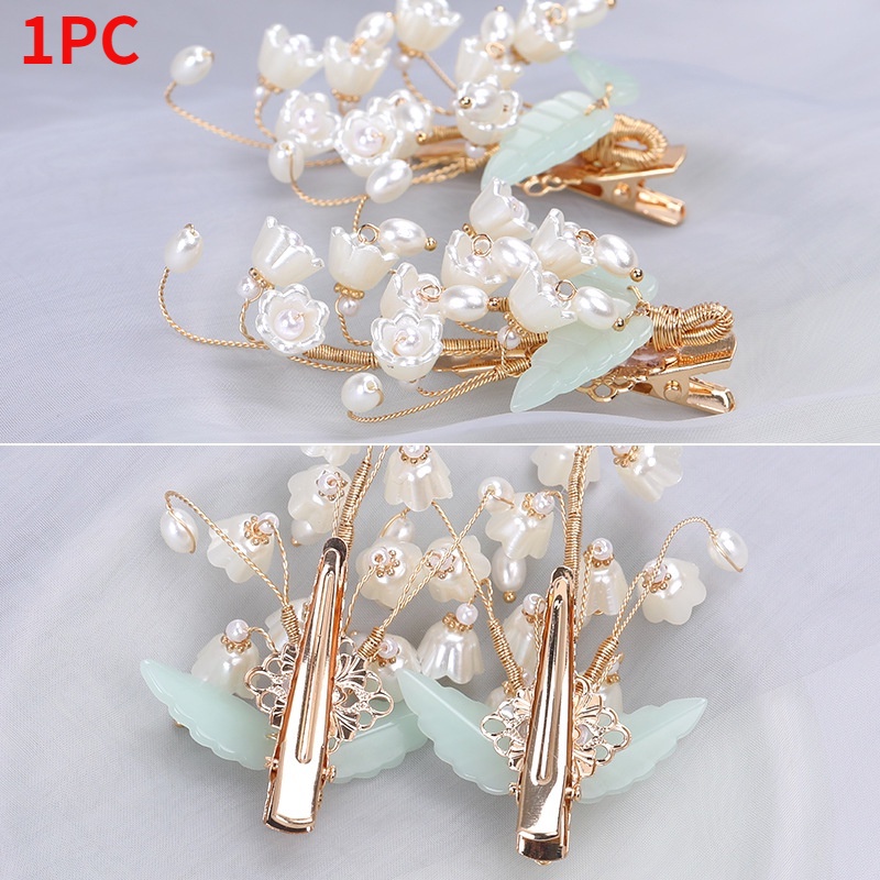 1 Trâm Cài Tóc Hình Hoa Lan Phong Cách Cổ Điển Cho Bé Gái