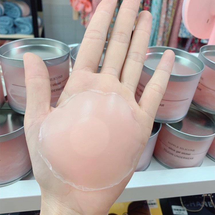 Miếng dán ngực ti silicon, dán ti 5 cặp sử dụng nhiều lần B0123