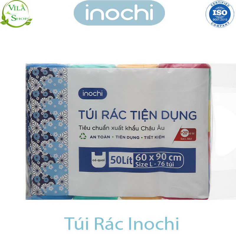 [Lô 4 Cuôn ] Túi Đựng Rác, Túi Rác Tự Huỷ Nhiều Màu - Hương Chanh - Hương Lavender Có Quai Tiện Dụng