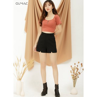 Áo croptop kết nút GUMAC AT09962