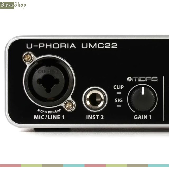Behringer Uphoria UMC22 - Sound Card Thu Âm 48v