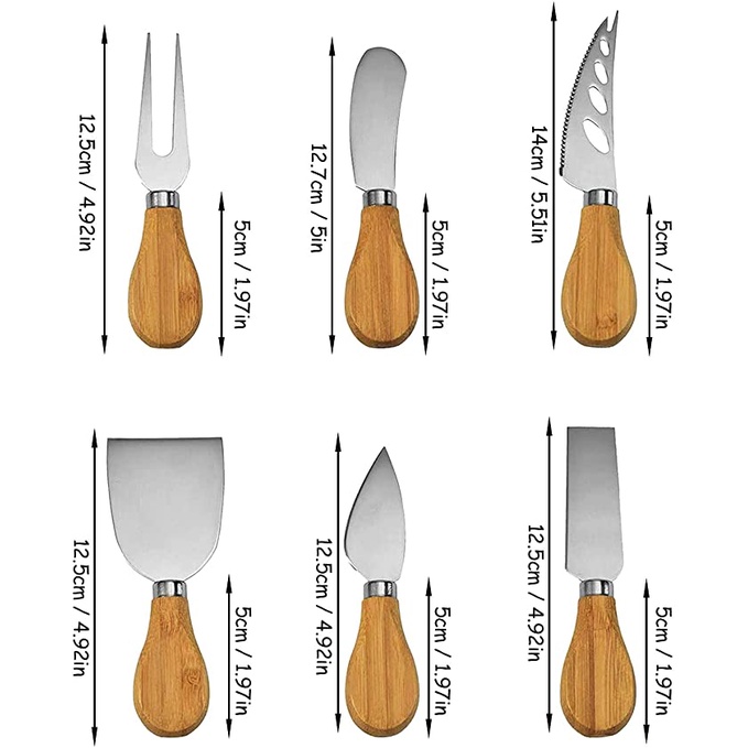 Dao mini cán gỗ dùng trong bàn ăn
