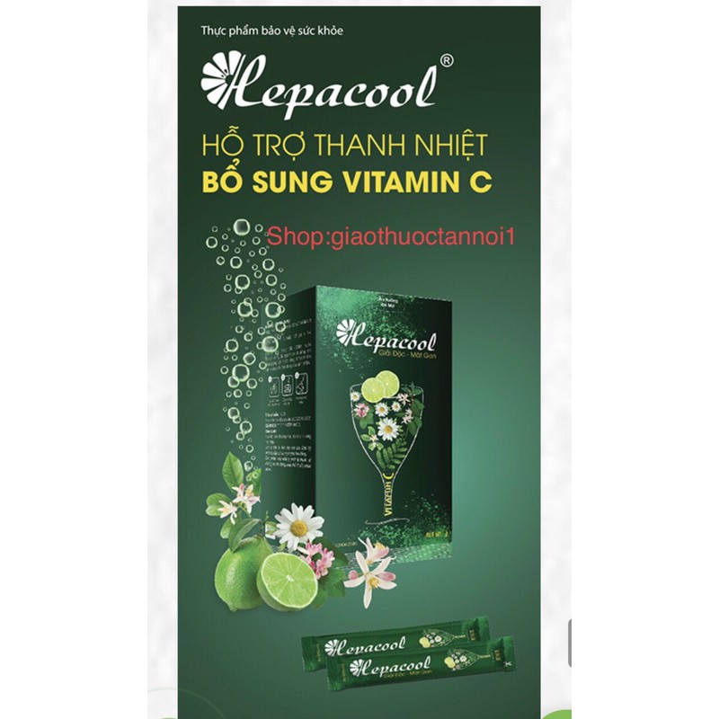 Hepacool bột sủi thanh nhiet (hepa cool, hebacool, heba cool )