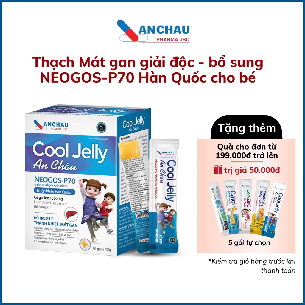 Thạch Mát Gan Giải Độc Cho Bé Cool Jelly – Hết Dị Ứng, Mẩn Ngứa, Rôm Sảy, Táo Bón, Nhiệt Miệng, thanh nhiệt - An Châu 3