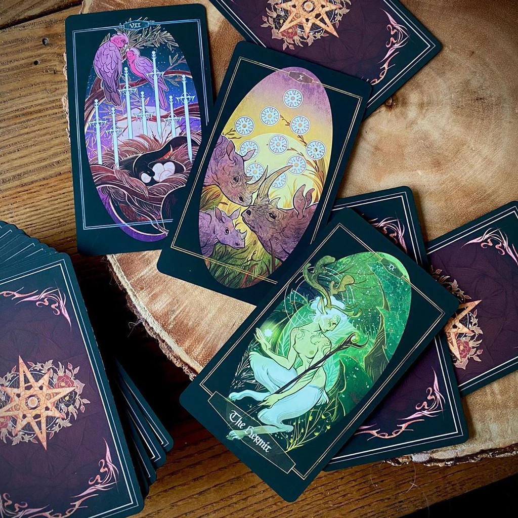 Bài Children of Litha Tarot Black Edition