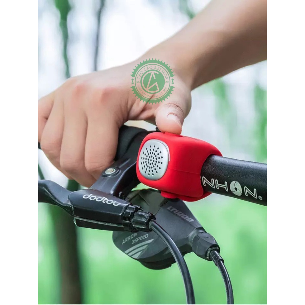 CHUÔNG ĐIỆN CHO XE ĐẠP  ROCKBROS CHÍNH HÃNG_CàoCàoBikeShop