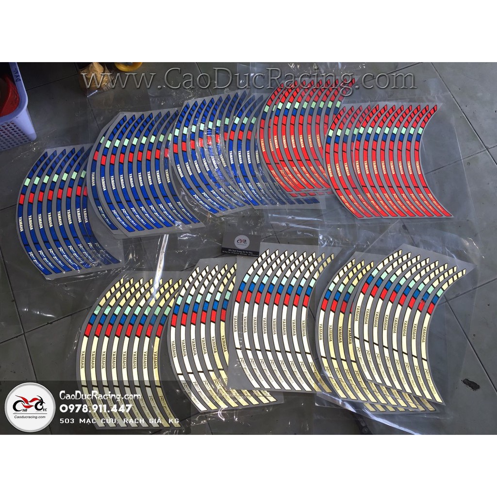 Tem dán viền mâm phản quang