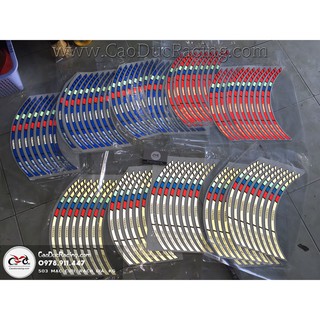 Tem dán viền mâm phản quang