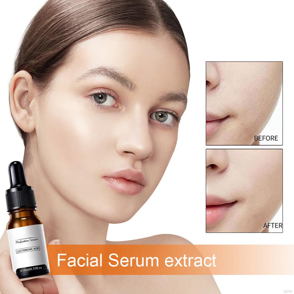 (Hàng Mới Về) Serum Lactobionic Acid Làm Sạch Lỗ Chân Lông Dưỡng Ẩm Chống Lão Hóa Và Nếp Nhăn 10ml