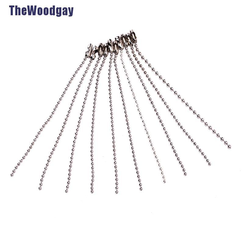 Set 10 Móc Khóa Hạt Đường Kính 3.5 "Dài 0.09"