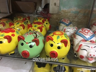 Heo đất gốm sứ Bát Tràng