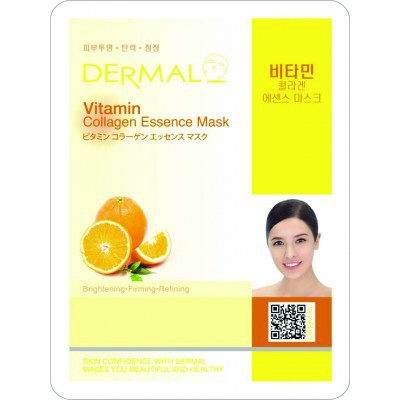 [MUA 10 tặng 3 miếng] Mặt nạ dưỡng da tinh chất Vitamin Dermal 23gr