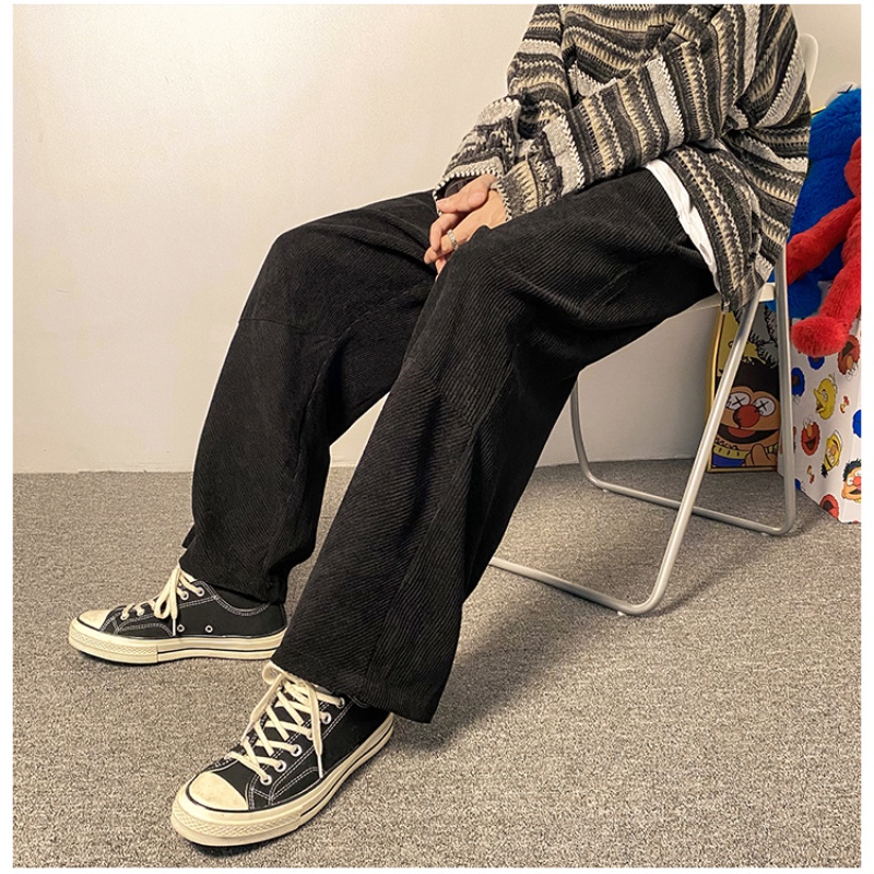 Quần ống rộng Màu Trơn Thời Trang Dành Cho Nam Size L-8XL