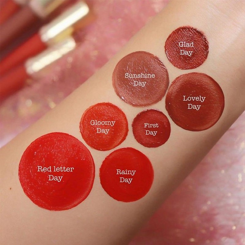 Son Kem Lì Gilaa Thế Hệ Mới 03 Sunshine Day Long Wear Lip Cream Màu Nâu Đất 5g