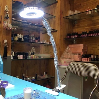 Đèn Kẹp Bàn Làm Nail, Nối Mi ,Phun Xăm 2 Chế Độ Sáng