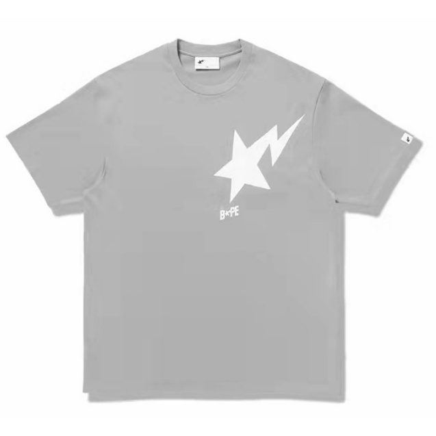 Áo Thun BAPE Ngắn Tay Cổ Tròn Phong Cách Mới Cho Nam Và Nữ