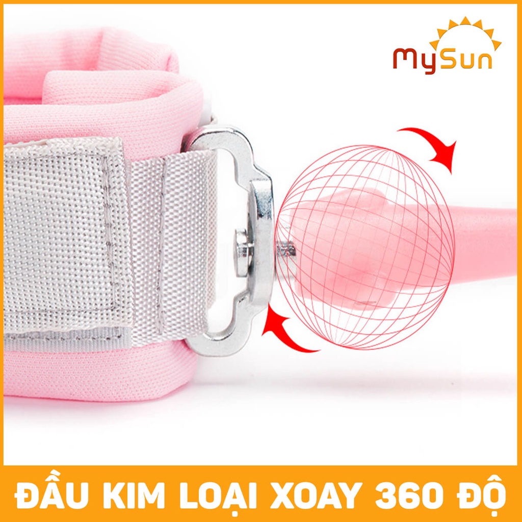 Dây đai vòng đeo tay em bé dắt đi dạo cho trẻ chống lạc dài 1.5 - 2m MySun