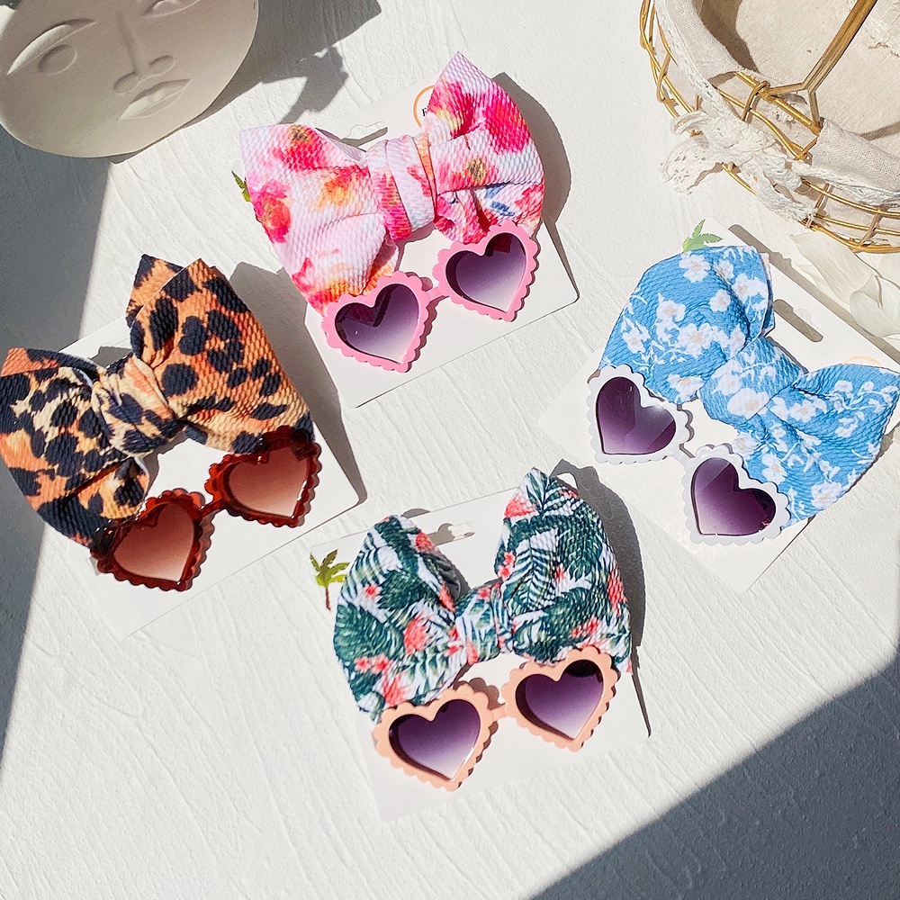 KIDSBOWS Set 2 Băng Đô Nơ Chấm Bi/Chấm Bi/Hoa Xinh Xắn Cho Bé Gái