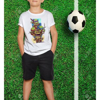 Áo Thun Bé Trai - Ninja Rùa - Bốn Anh Em Cao Cấp