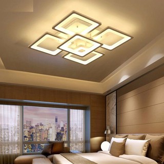 Đèn Mâm LED Ốp Trần Hiện Đại Trang Trí Phòng Khách 5 Cánh (Tặng kèm remote điều khiển từ xa tiện dụng) MO913