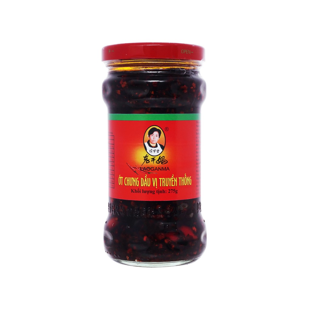 Ớt chưng dầu vị truyền thống Lao Gan Ma hũ 275g