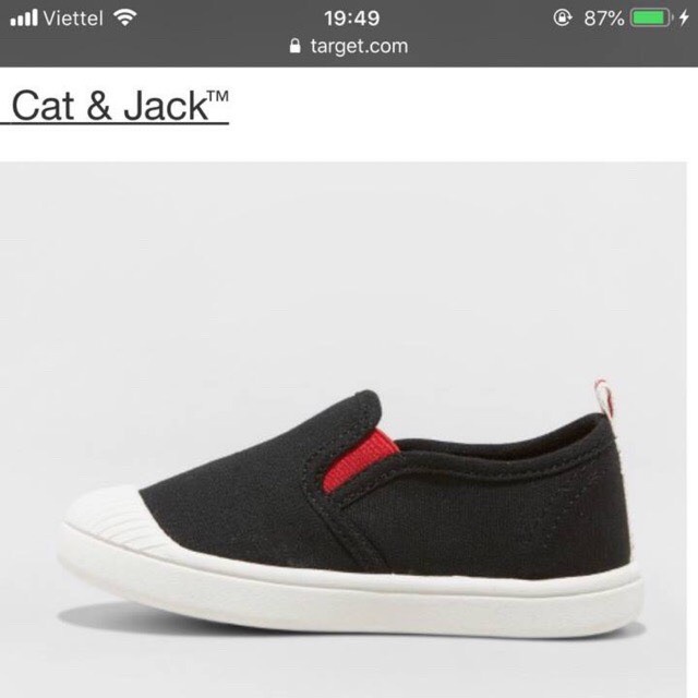 Giầy slipon cat jack