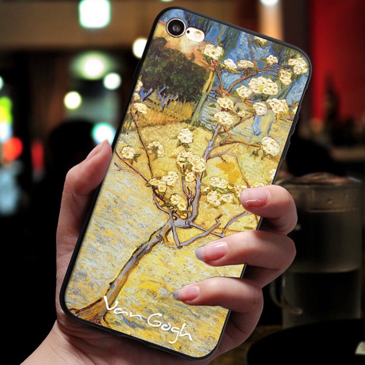Ốp Điện Thoại TPU Silicon Mềm Chống Sốc Hình Tranh Sơn Dầu Van Gogh Cho iPhone 12 11 Pro XR X S MAX SE 2020 7 8 6 S Plus