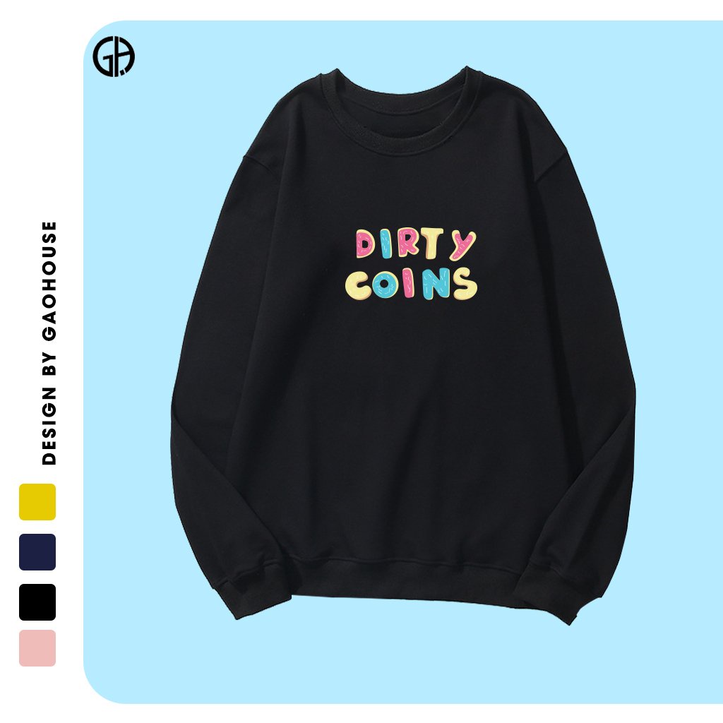 Áo Sweater Unisex Gạo House Dirty Coins Donut - N10 | BigBuy360 - bigbuy360.vn