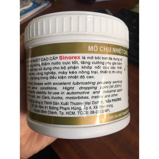 Mỡ chịu nhiệt cao cấp SINOREX